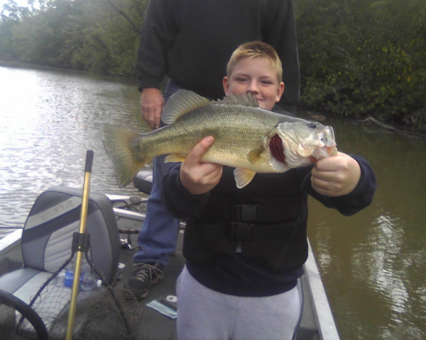 Fishing at Poca River, WV.