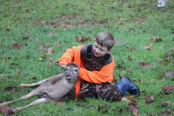 Ryan killed his first deer with his Grandpa Ronnie in Ashford, WV. Ryan is 8 years old and is in Third Grade at Brookview Elementary School in Foster,WV
