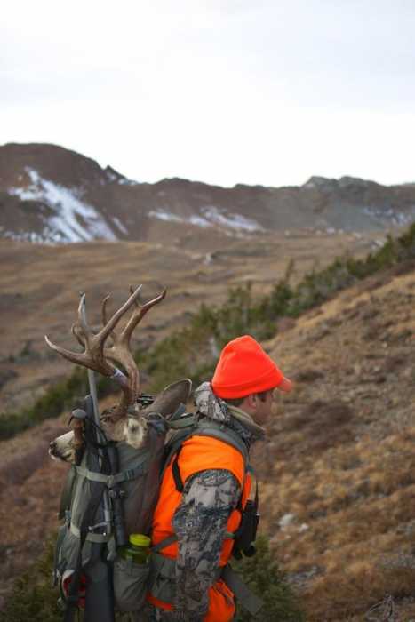 Nice harvest by Bobby Warner, founder of Beyond the Backyard, hunting in the backwoods of Colorado