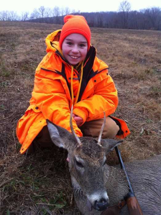 Taylor Bohan is 12 and harvested this one in Washington, WV. She used a .243