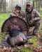 BTB Member Zailee poses with her first turkey.