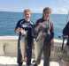 Kassidee & Halie with their salmon caught on Lake Michigan. 